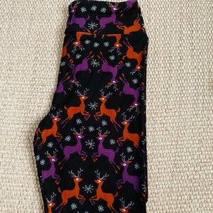 Lularoe Christmas Legging SM